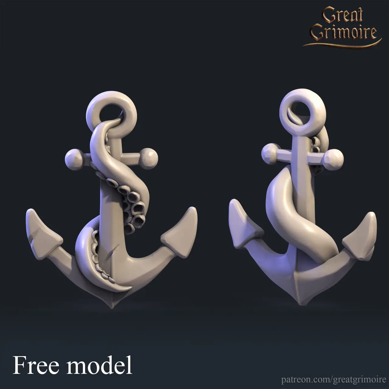 Anchor — modelo 3D