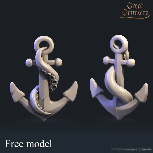 Anchor — modelo 3D