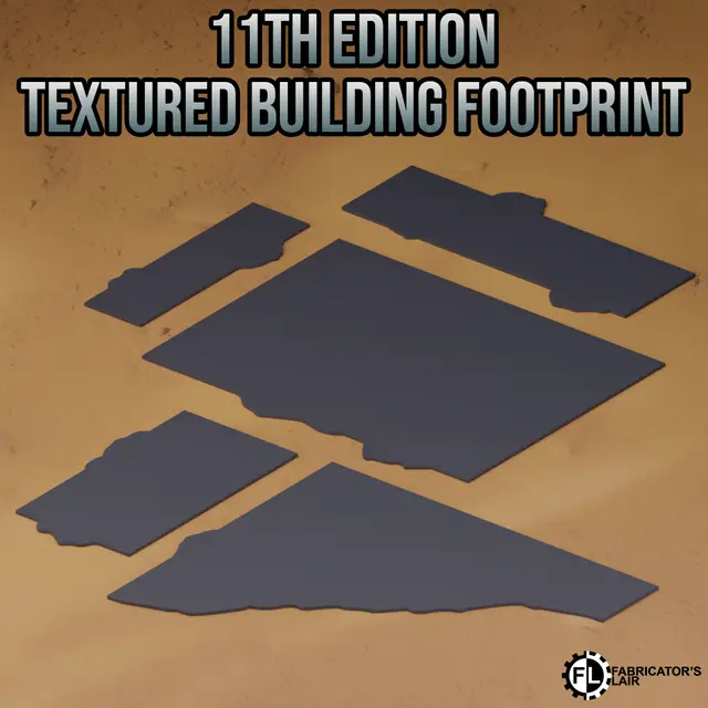 11th Edition Building Footprint/Terrain Area Set - Free — modelo 3D