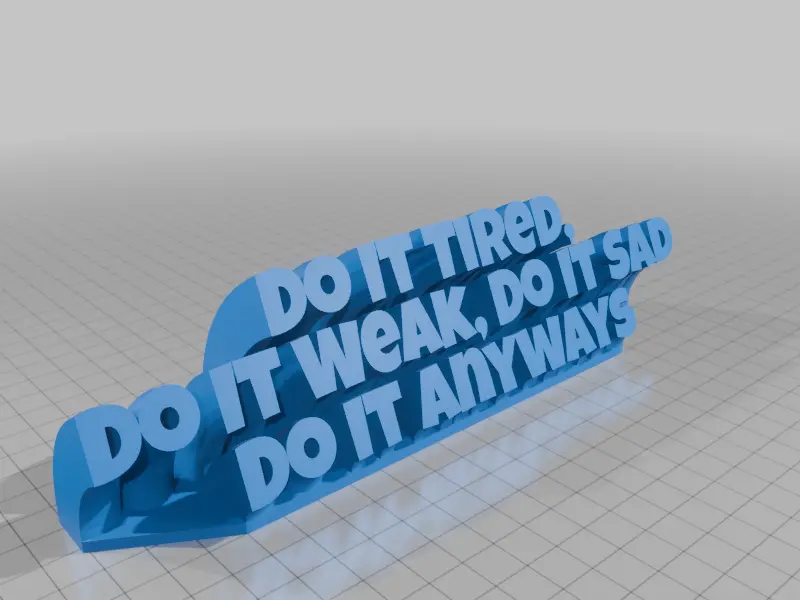 Do It — modelo 3D
