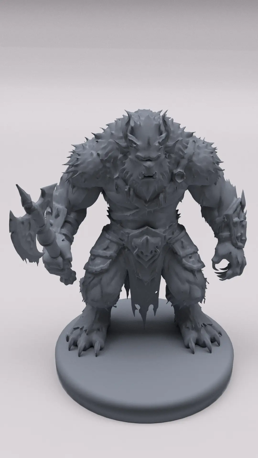 Yeti Warrior — modelo 3D
