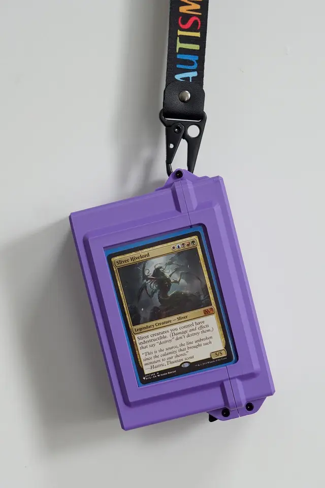 XL TCG Commander Deck Box w/ Dividers! (Magic The Gathering) — modelo 3D