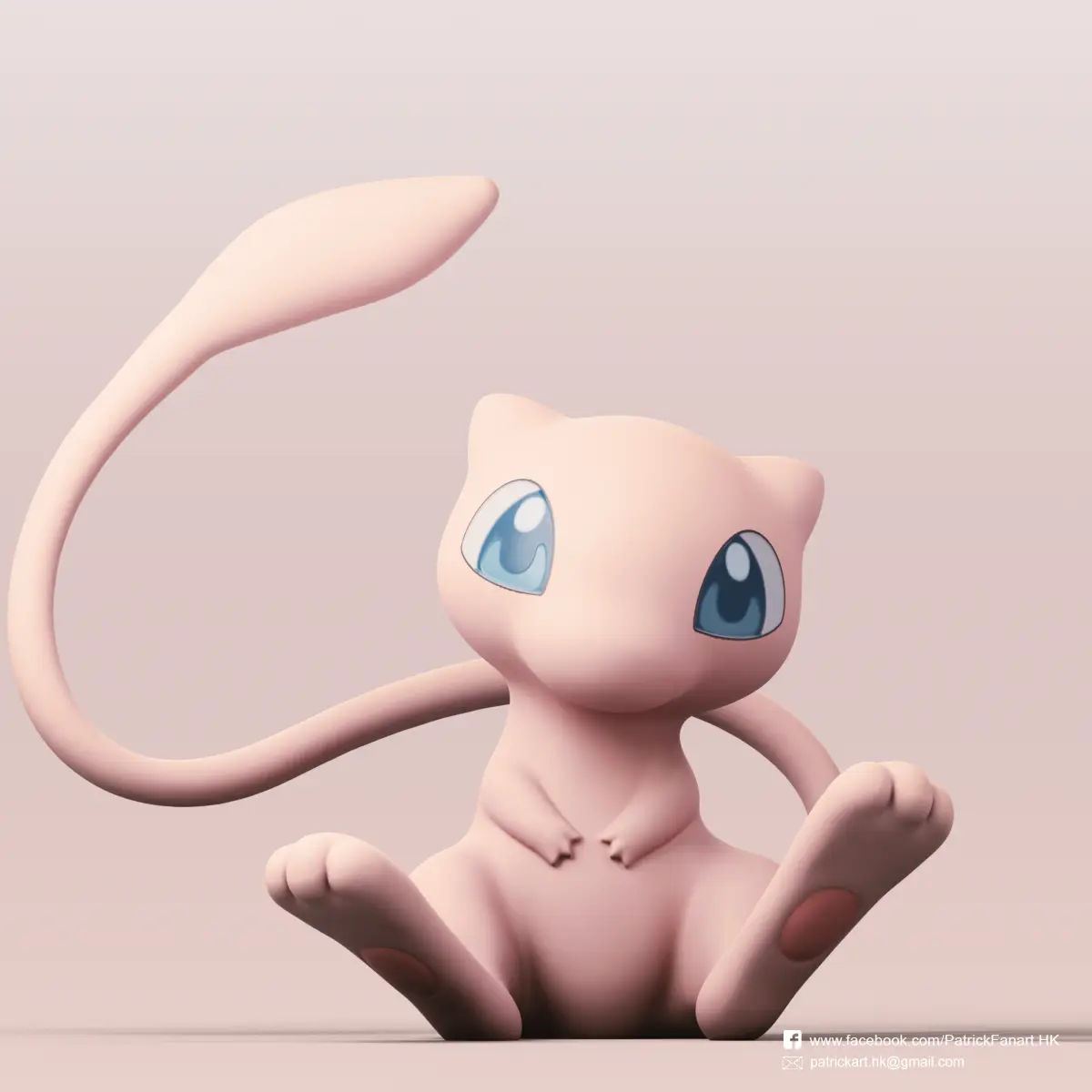 Mew(Pokemon) — modelo 3D