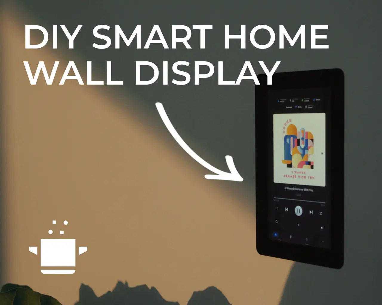 Home Assistant Wall Display - Raspberry Pi Touch Display 2 — modelo 3D