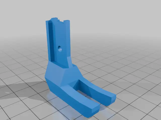 3/16" piping walking foot for Consew 206rb, 226, 225 etc, singer 111w, Juki lu-563 562 and more — modelo 3D