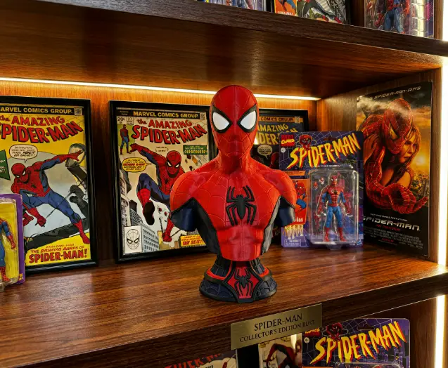 Spider-Man Bust – Superhero Display — modelo 3D