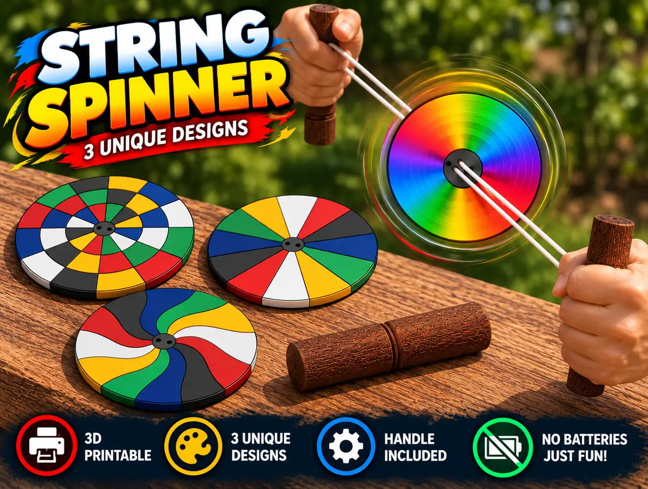 String Spinner — modelo 3D