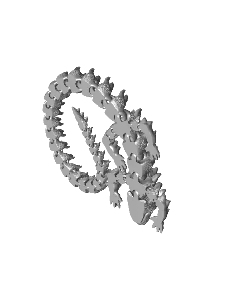 Leaf Dragon - Fully Articulated Dragon — modelo 3D