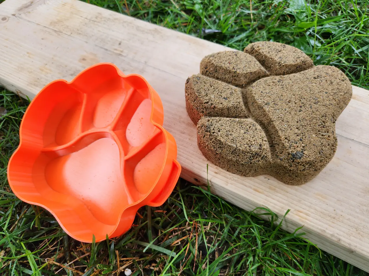 Paw Print Sand Mold — modelo 3D