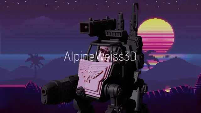 Medium Imperial Walker Extras [PRESUPPORTED] — modelo 3D