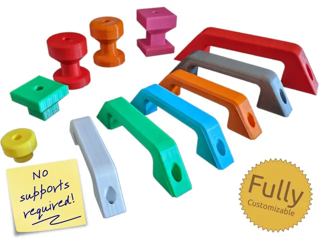 Fully Customizable General Purpose Handles — modelo 3D
