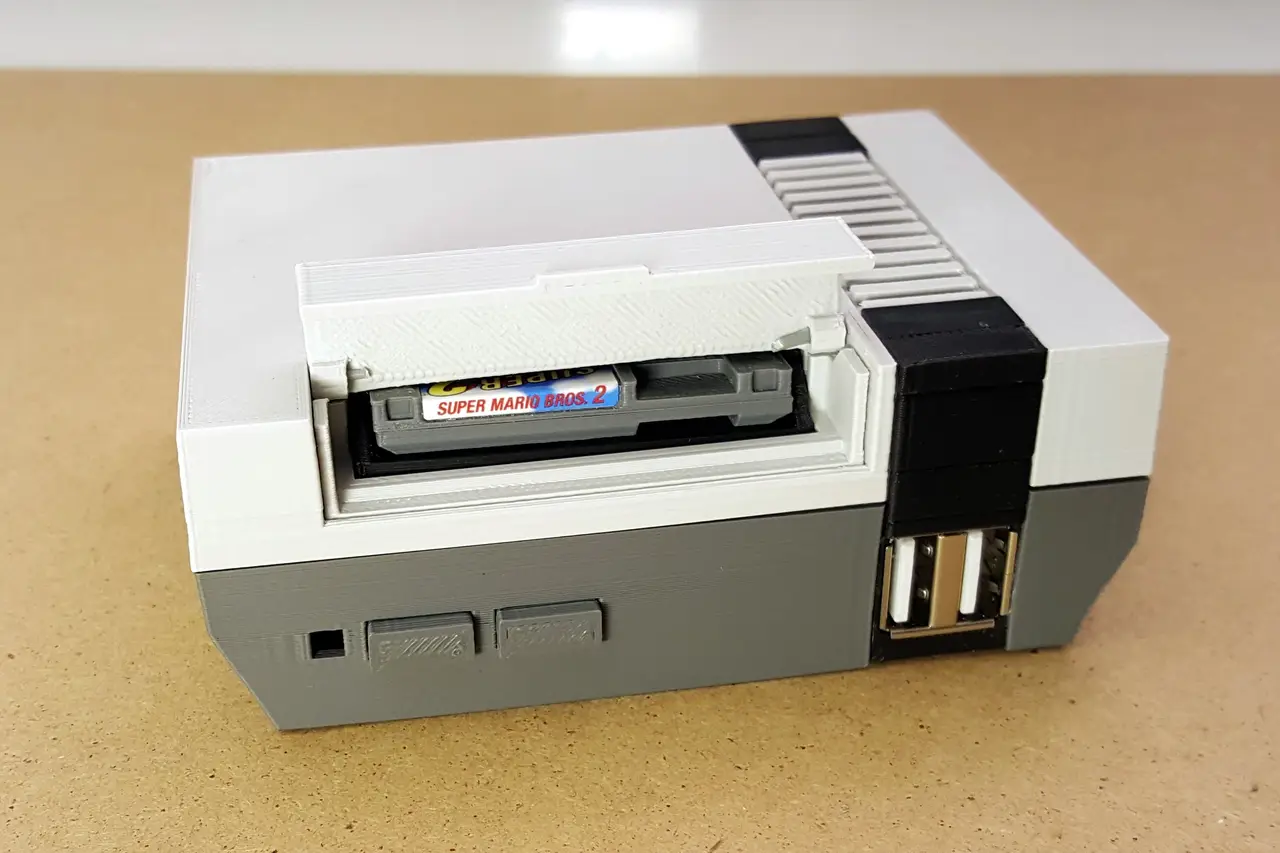 Mini NES Raspberry Pi Case — modelo 3D