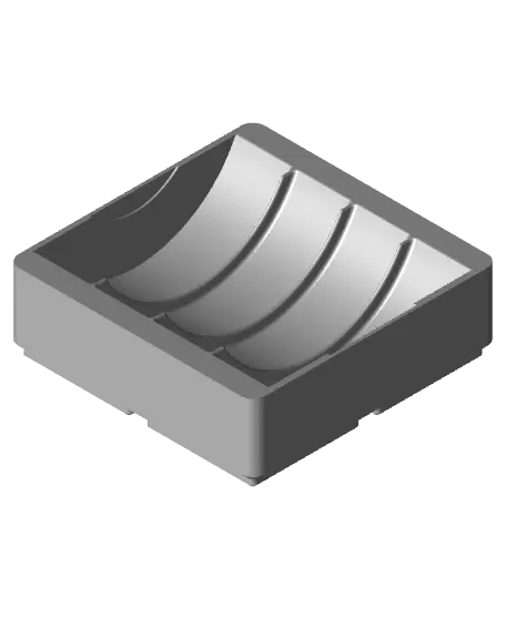 Gridfinity for Marco Bresson's SMALL Cable Organiser / Winder holder — modelo 3D