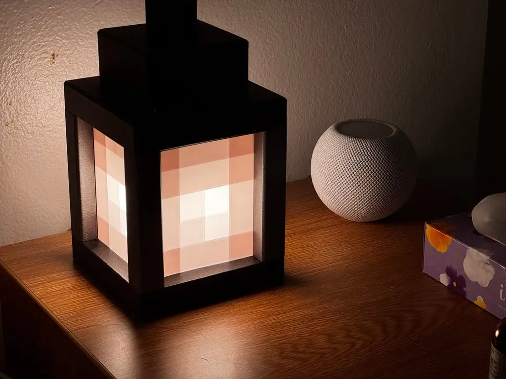 Minecraft Lantern - Light/Lamp - No supports — modelo 3D