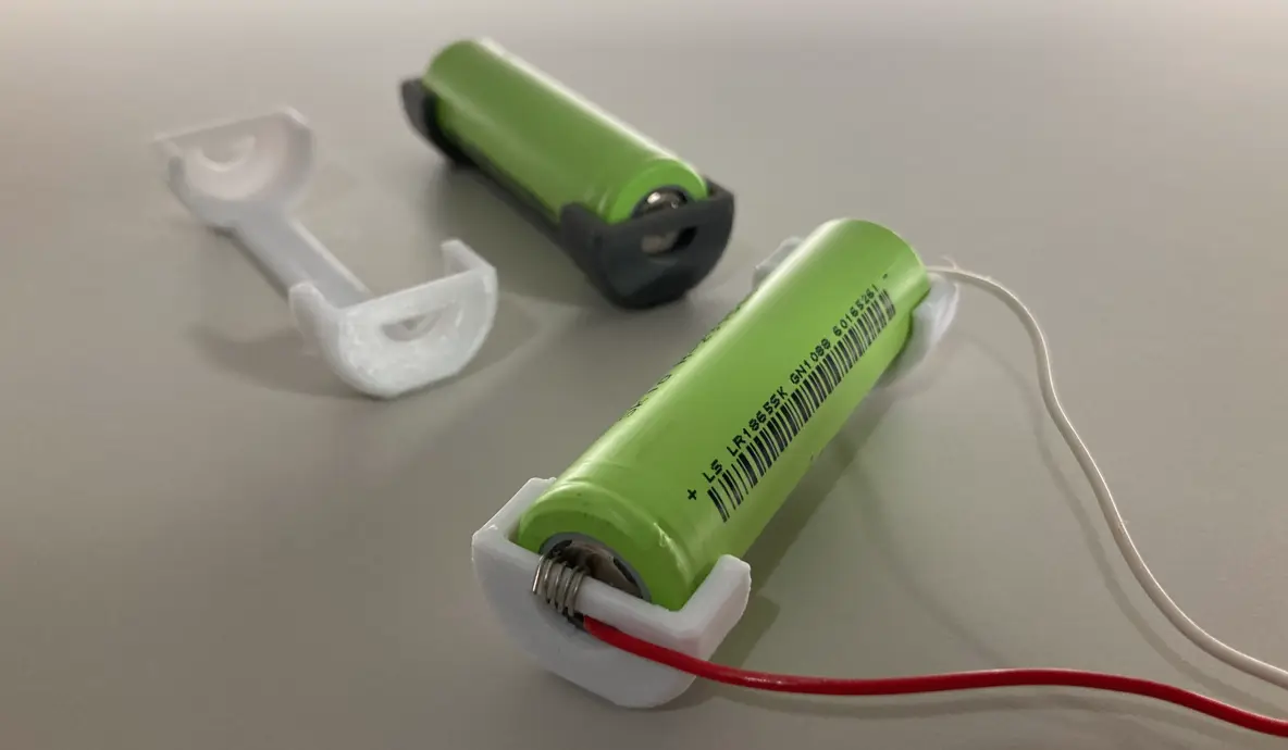 18650 minimal holder — modelo 3D
