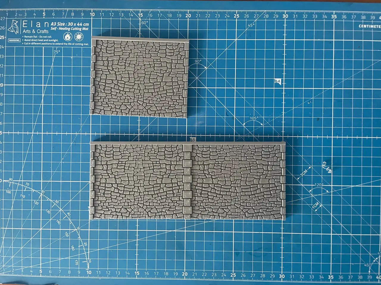 N - HO: Mur modulable en pierres — modelo 3D