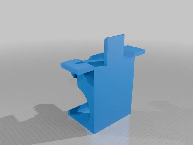 Keyboard, mouse and headphone stand with a phone stand — modelo 3D