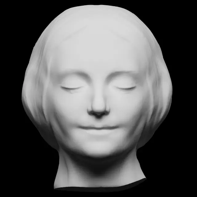L'Inconnue de la Seine — modelo 3D