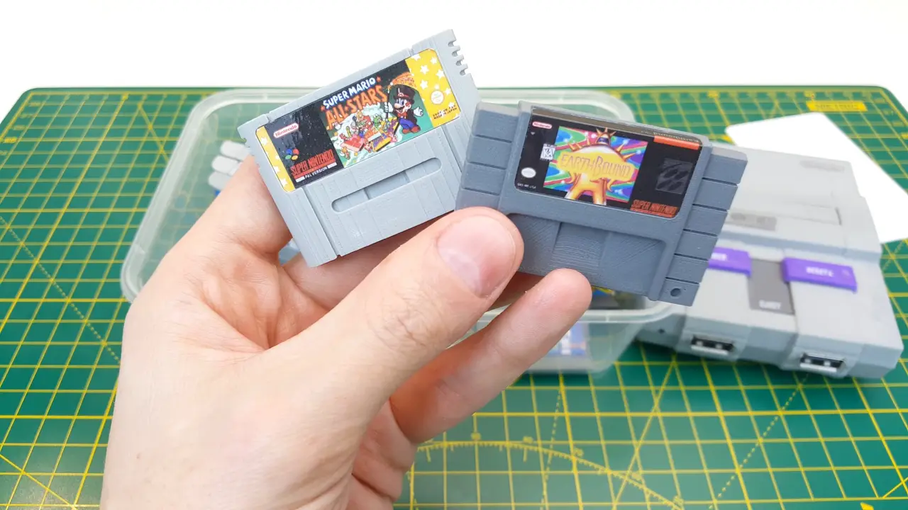 Mini SNES Cartridges — modelo 3D