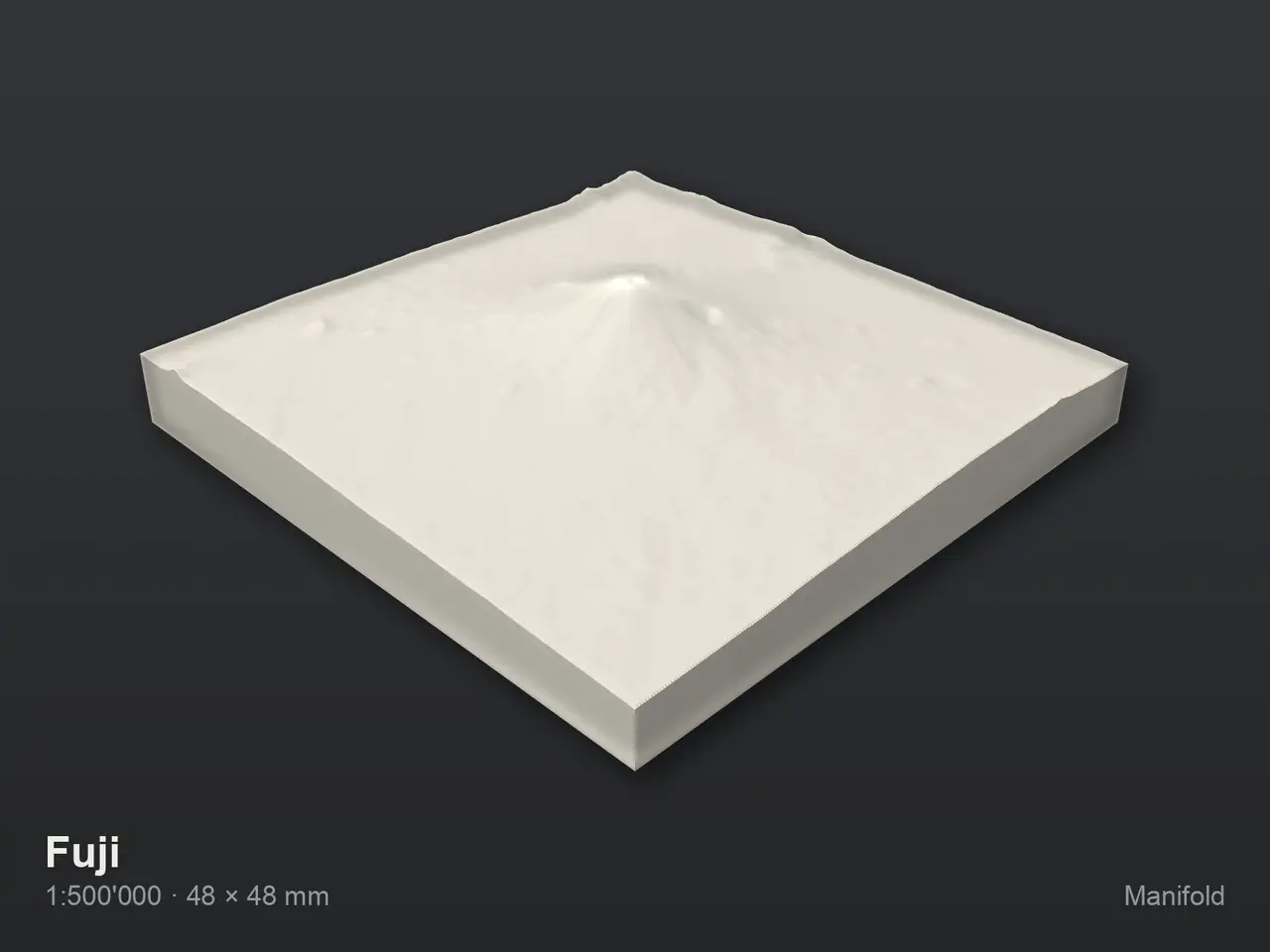 Fuji — modelo 3D