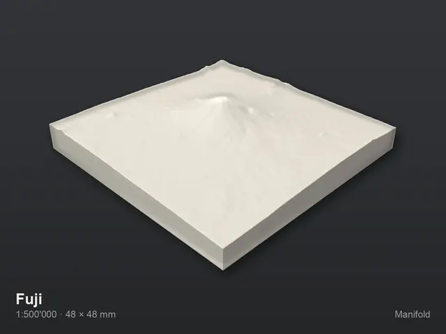 Fuji — modelo 3D