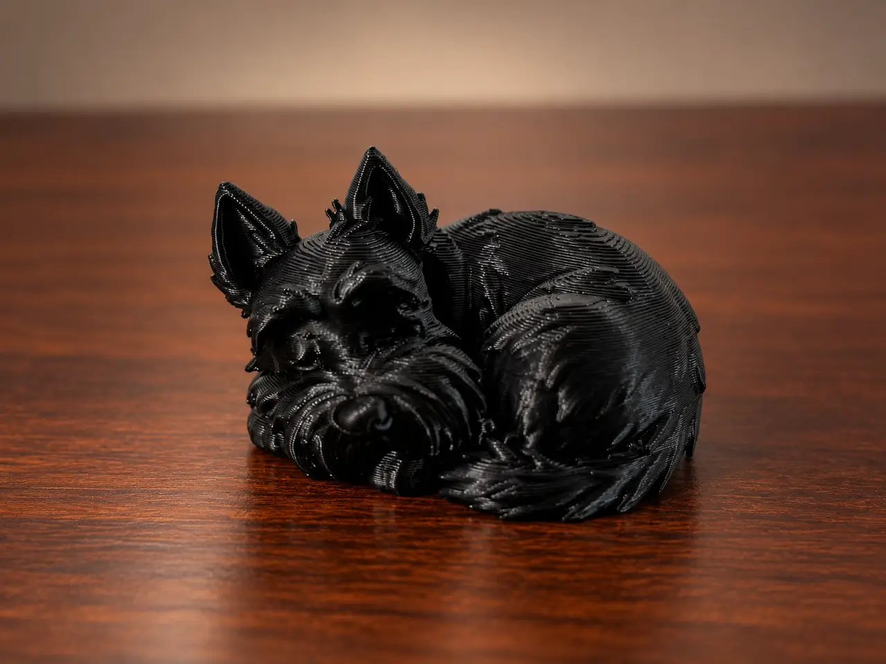 Scottish terrier sleeping — modelo 3D
