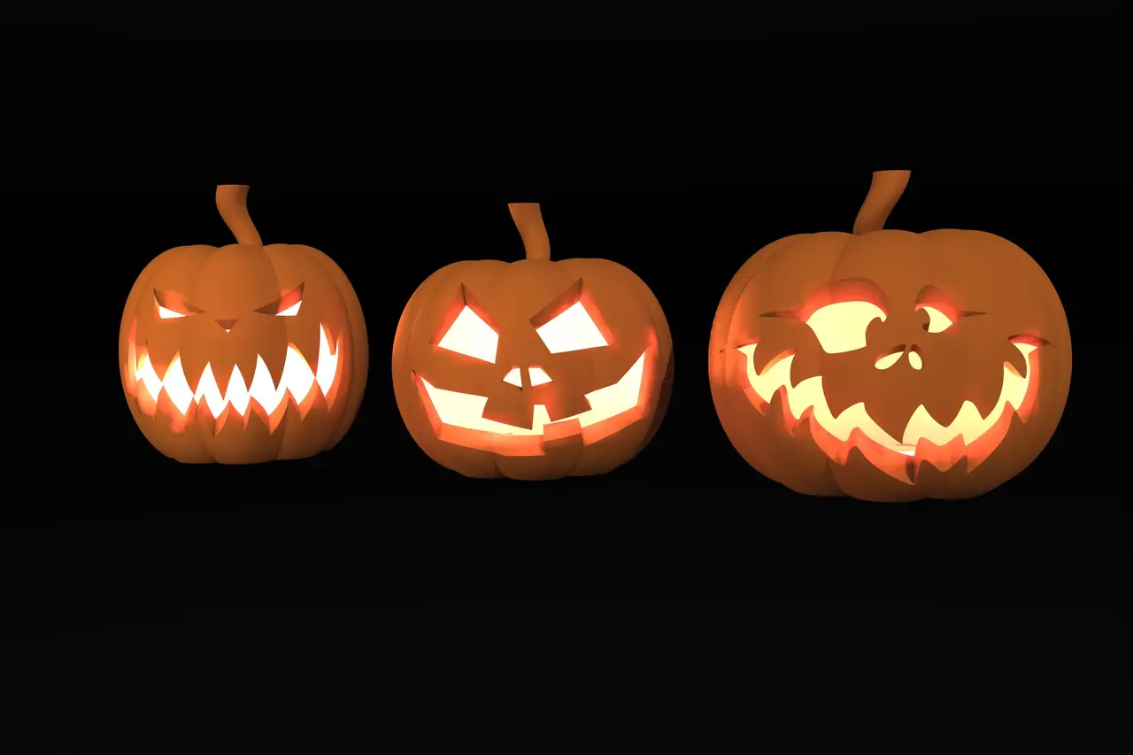 Halloween Pumpkins — modelo 3D