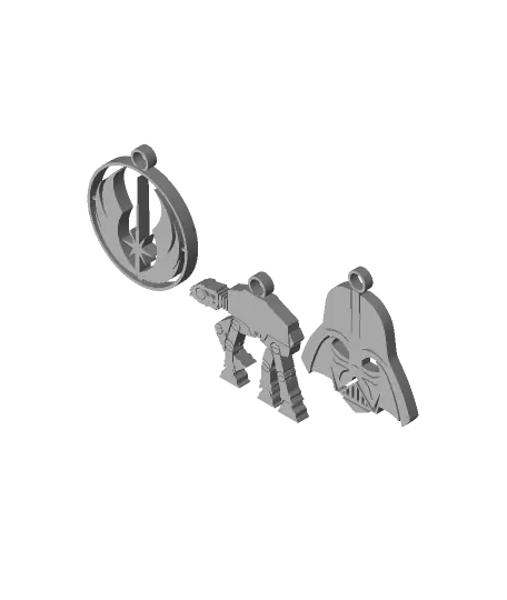 Star Wars Keyrings — modelo 3D