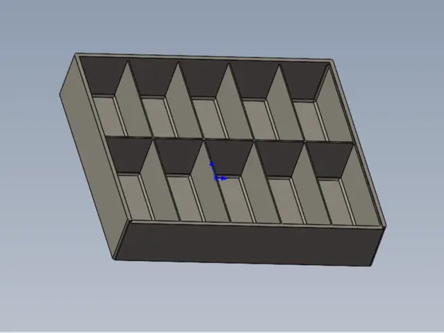 核桃收纳盒（十个） — modelo 3D