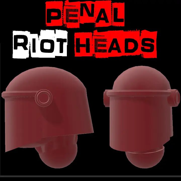 Penal Riot Heads — modelo 3D