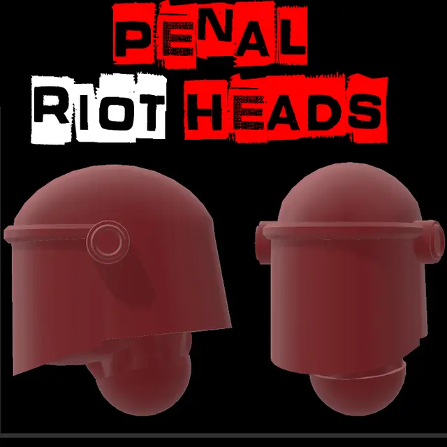 Penal Riot Heads — modelo 3D