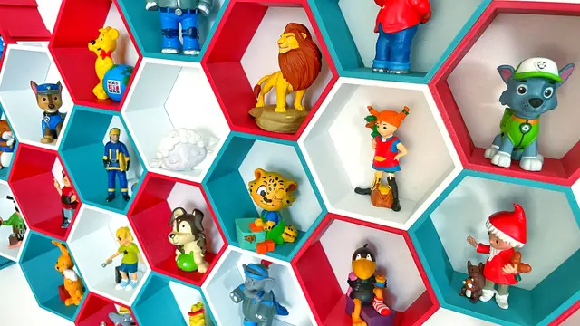 Shelf for Tonie figures / Regal für Tonie Figuren (Toniebox) — modelo 3D