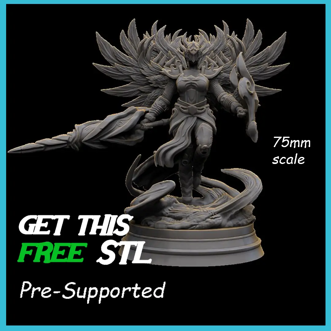 Teya Sacred Valkyrie FREE — modelo 3D