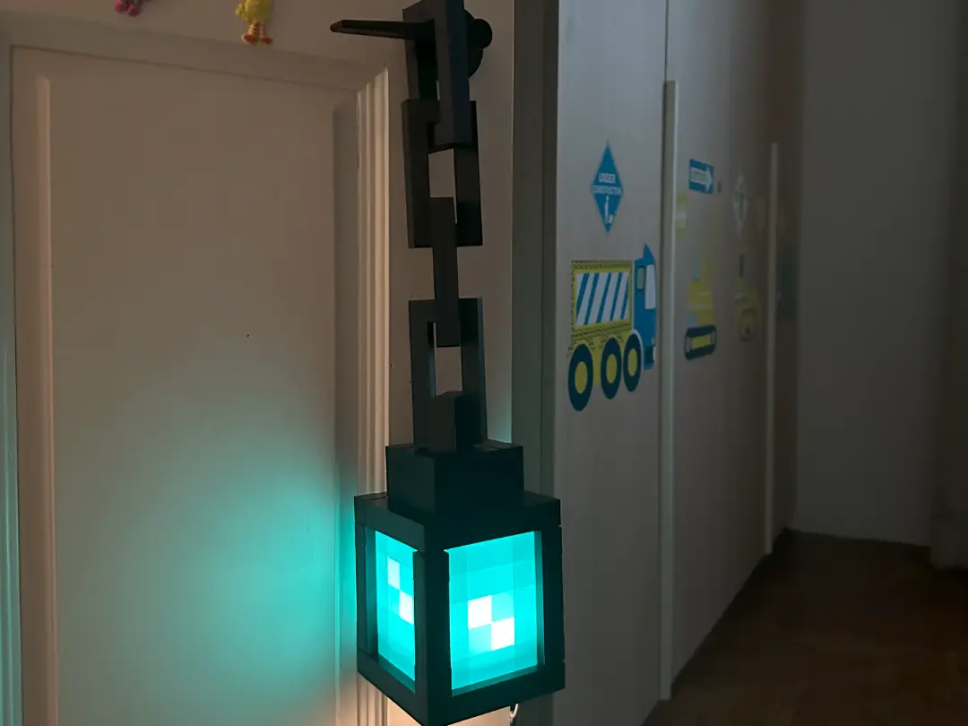 Mincraft Lantern Chain - no glue needed! — modelo 3D