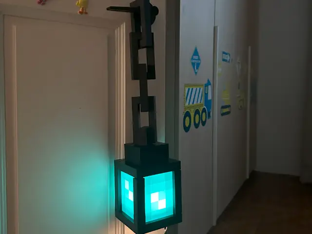 Mincraft Lantern Chain - no glue needed! — modelo 3D