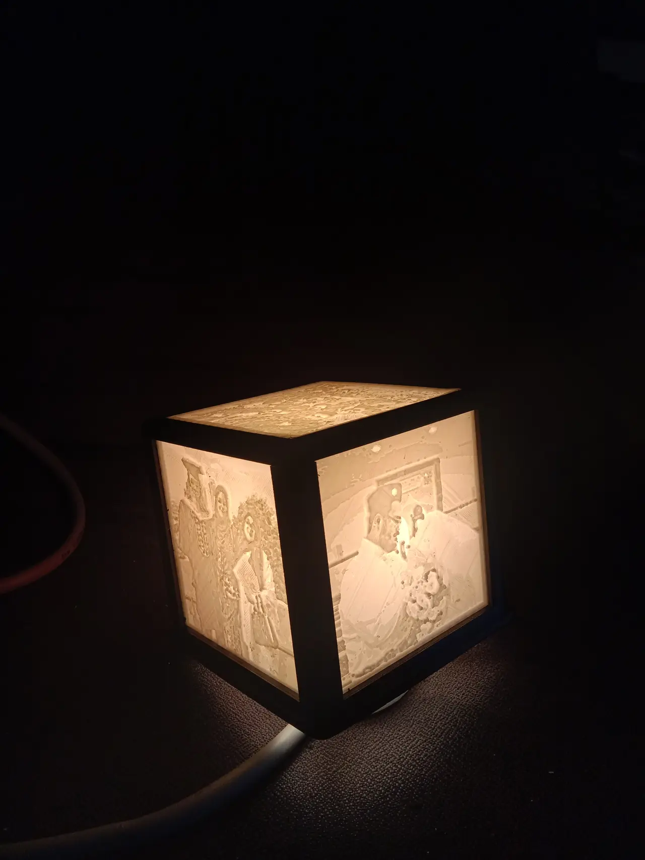 Litophane Frame 100x100mm — modelo 3D