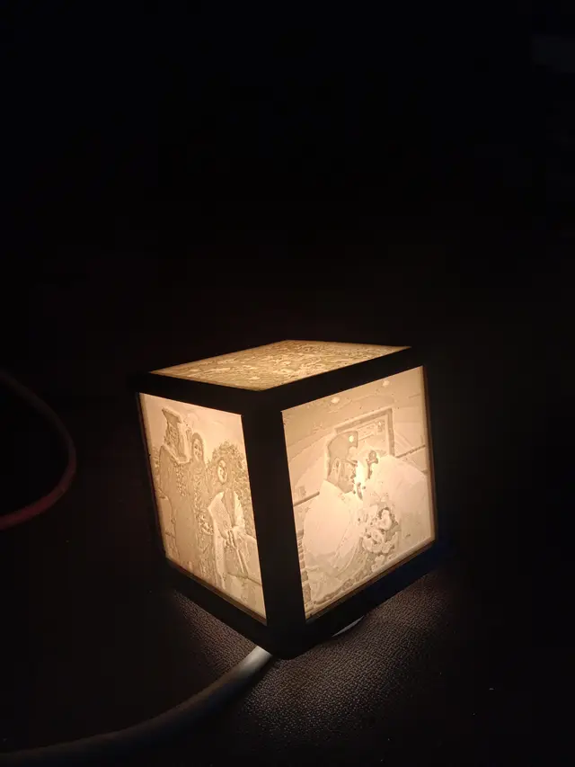 Litophane Frame 100x100mm — modelo 3D