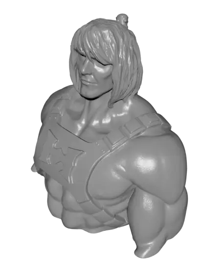 He-Man Bust (Pre-Supported) — modelo 3D