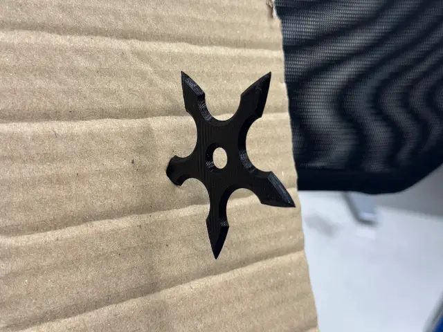 Kuruma Shuriken Hira Wurfstern 5er 80mm — modelo 3D
