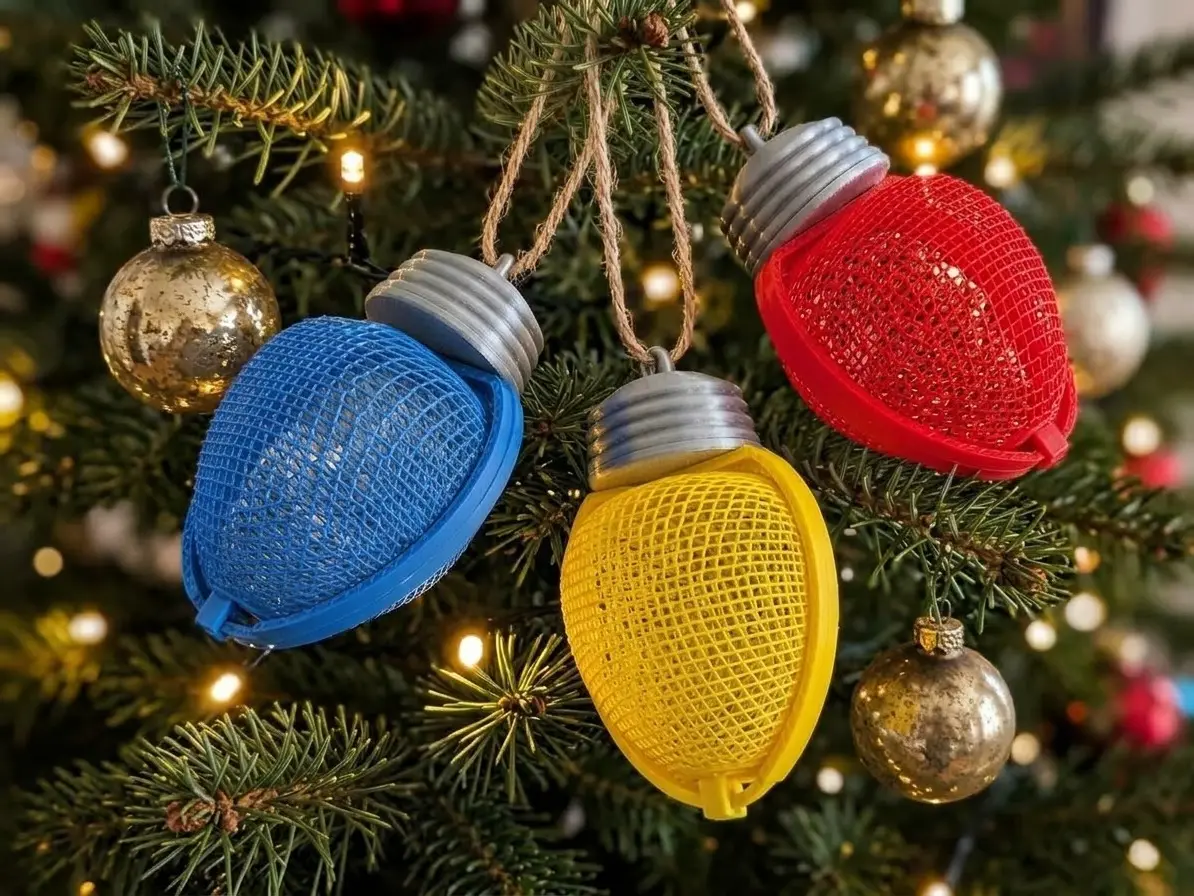 Thermoformed Christmas Lights | Bulb Containers — modelo 3D