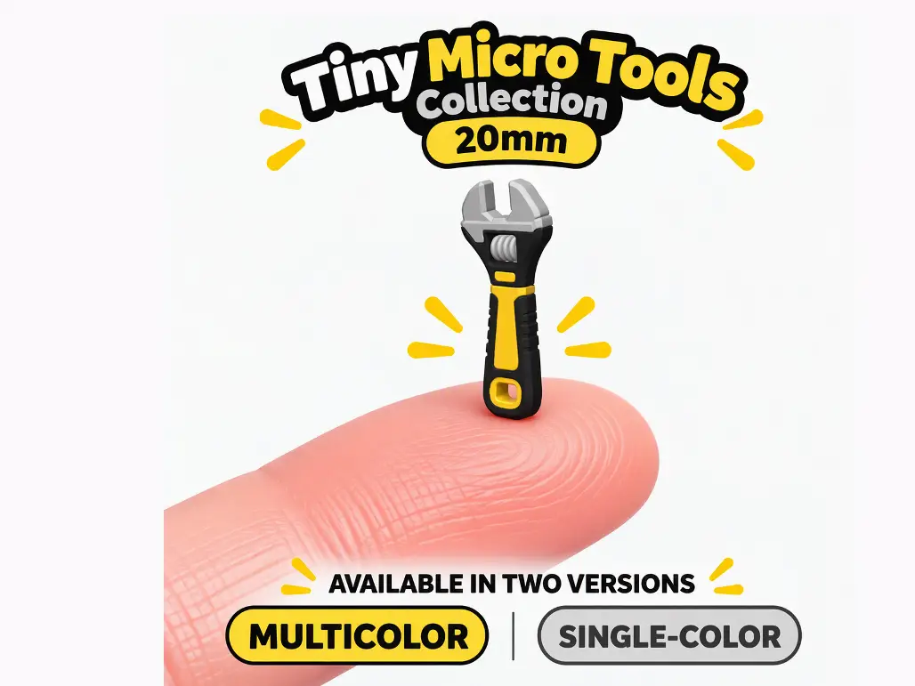 Tiny Micro Tools - #06 Wrench — modelo 3D