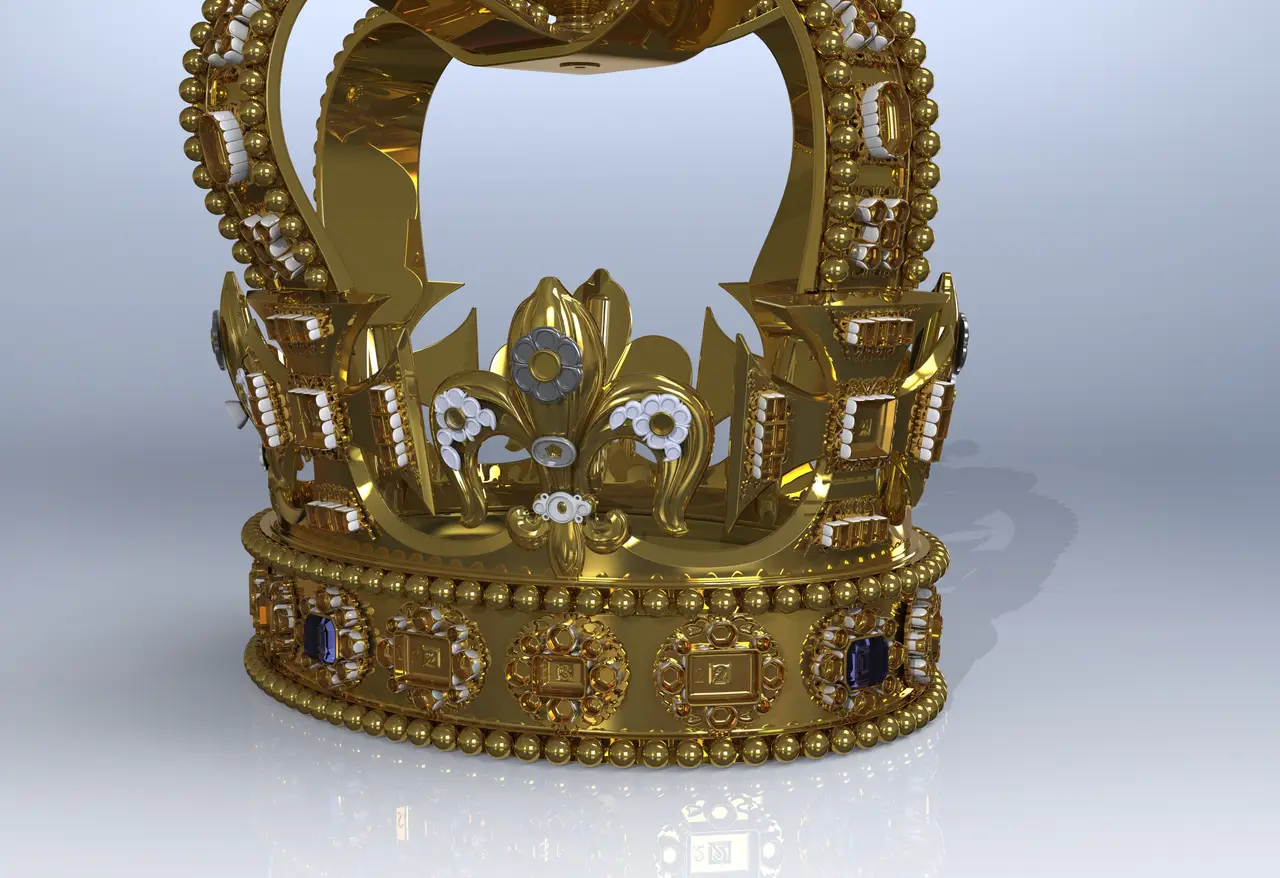 St Edwards Crown - As Seen on Tested — modelo 3D