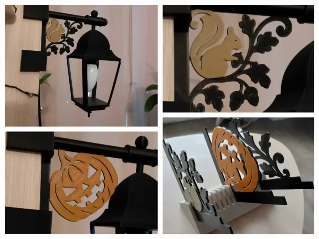 Decors for wall-mounted lanterns — modelo 3D