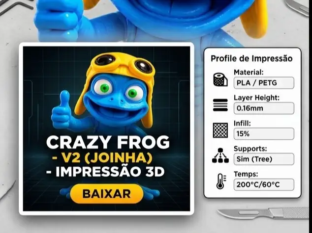 Ziggy V2 - Versão "Polegar para Cima — modelo 3D