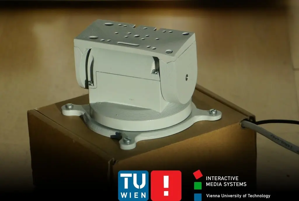 360° pan 180° tilt head for webcam and small DSLR — modelo 3D