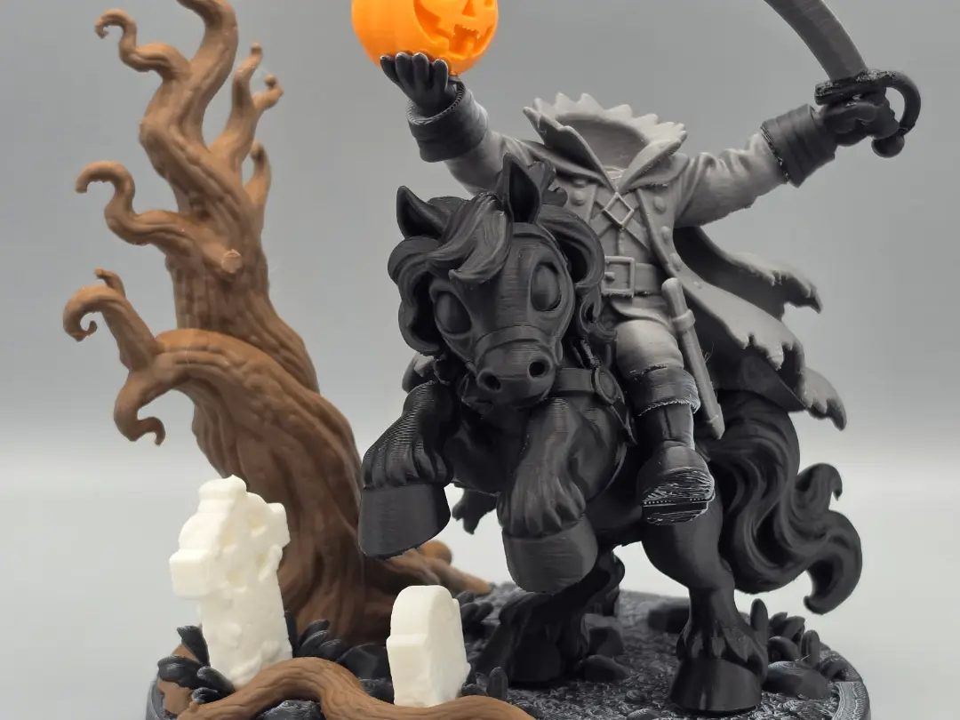 Midnight Rider – The Pumpkin-Headed Horseman — modelo 3D