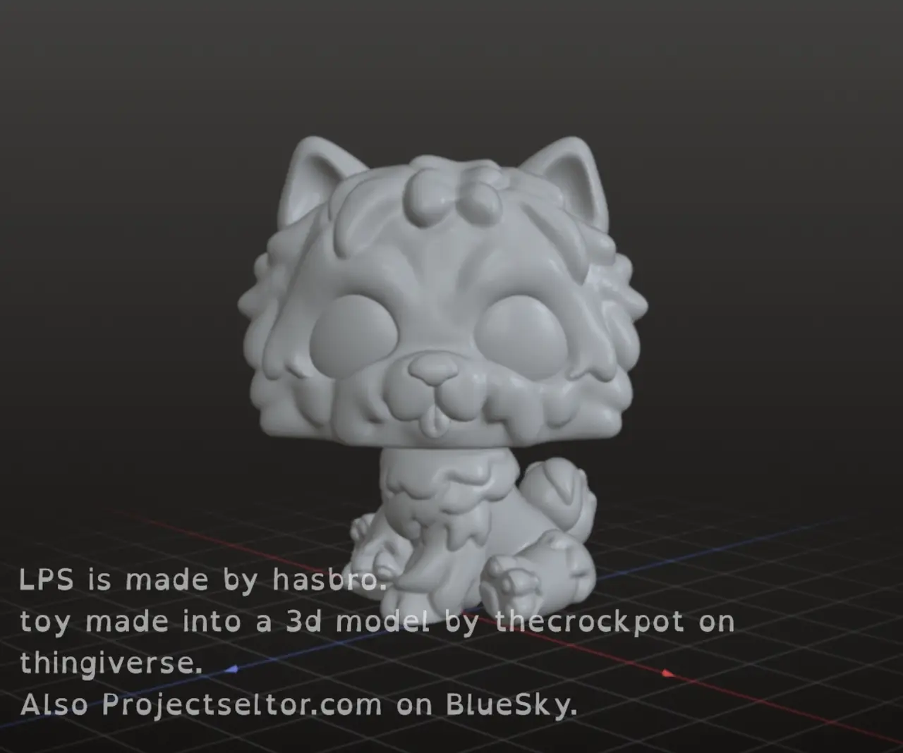 LPS Chow Chow — modelo 3D
