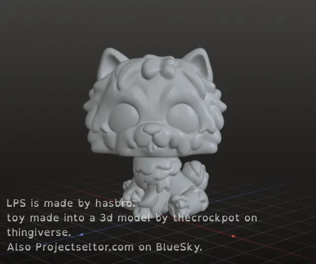 LPS Chow Chow — modelo 3D