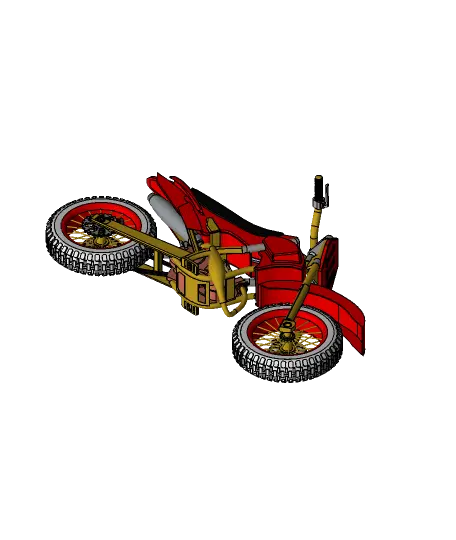 Dirt Bike — modelo 3D