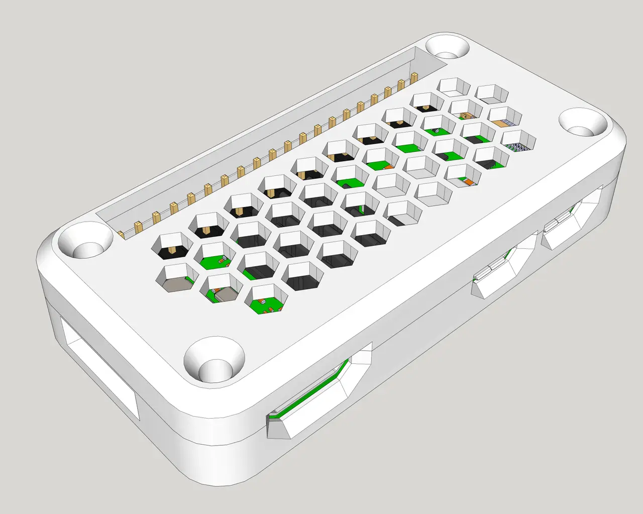 Raspberry PI Zero 2 (W) case — modelo 3D